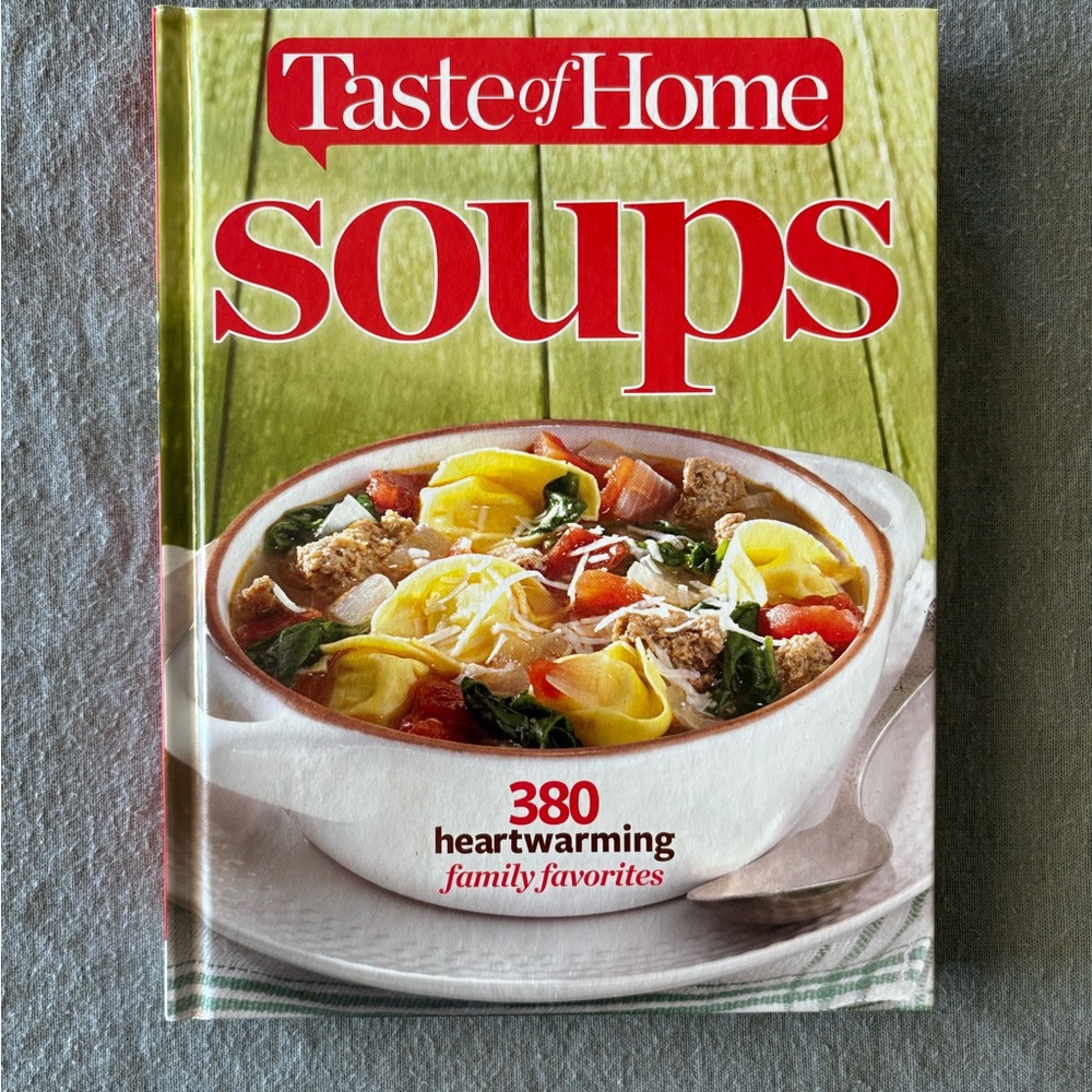 Taste of Home Soups Cookbook - Red and Green